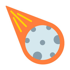 Fototapeta premium Comet Icon Style