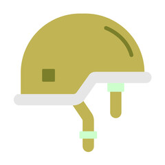 Soldier Helmet Icon Style