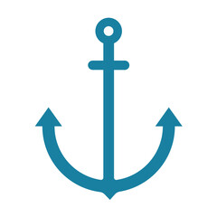 Ship Anchor Icon Style