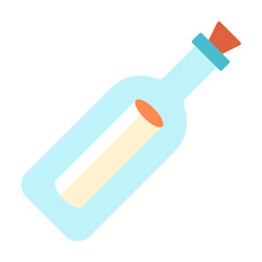 Message in a Bottle Icon Style