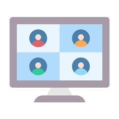 Online Meeting Icon Style