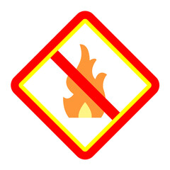 No Fire Icon Style