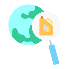 Oil Exploration Icon Style