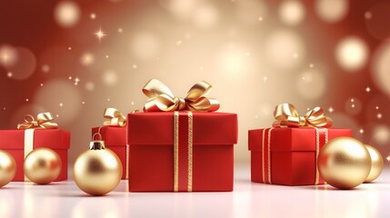 christmas gift box  generated by AI