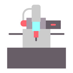 Cnc Machine Icon Style