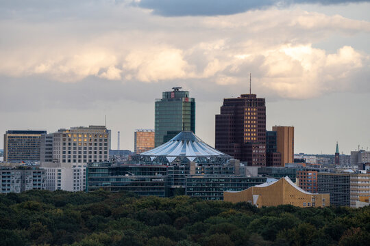 Germany, Berlin, Potsdamer Platz seen from Victory Column