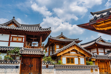 Obraz premium 대한민국 서울시 은평구 은평한옥마을