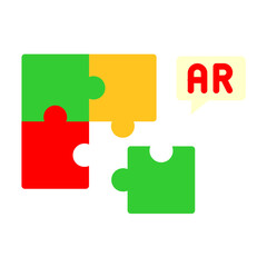 Ar Puzzle Icon Style
