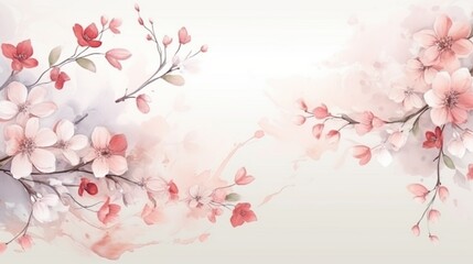 blossom background  generated by AI