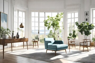 Fototapeta premium living room interior
