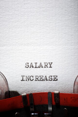 Salary increase text