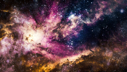 colorful space galaxy cloud nebula stary night cosmos