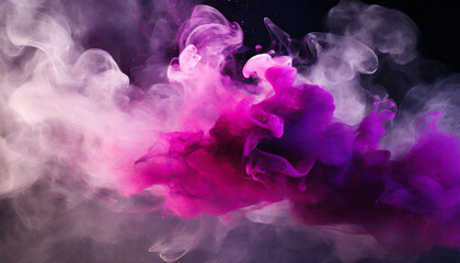 a purple and pink smoke generative ai