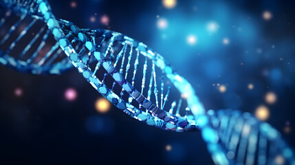 Abstract genetics information DNA helix. Genetic code DNA molecule structure. Genetic engineering and gene manipulation concept