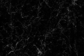 Foto op Plexiglas Black marble texture background. Used in design for skin tile ,wallpaper, interiors backdrop. Natural patterns. Picture high resolution. Luxurious background © natrot