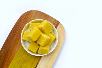 Mung bean cake. Thai Desserts.