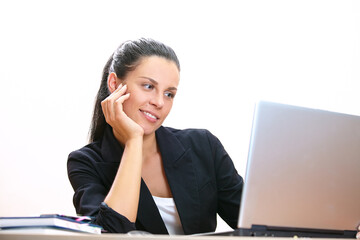 young student with task tapes