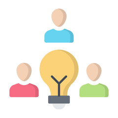 Brainstorming Flat Icon