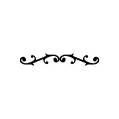 Calligraphic decorative element