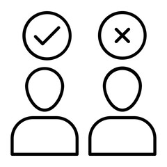 Decision Outline Icon