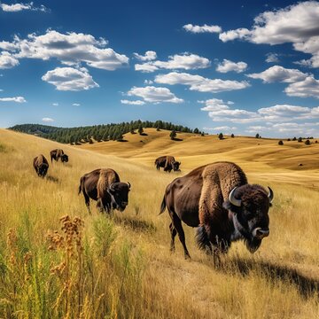 Majestic Buffaloes: Capturing the Spirit of Earth's Magnificent Bison