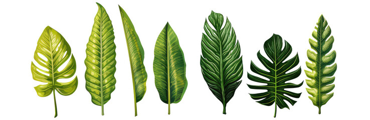 tropical leaf plants