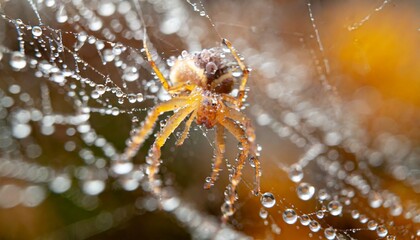 Macro photo of a spider