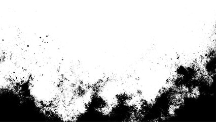 Vector Grunge Texture. Dust and scratches design, aged photo editor layer, black grunge abstract background, white dust and scratches. Dust Overlay Distress Grainy Grungy Effect. Distressed Backdrop.  - obrazy, fototapety, plakaty