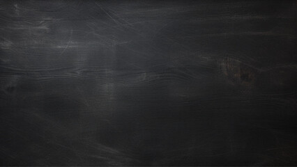 Abstract chalk rubbed out on blackboard or chalkboard texture clean school board for background. old black wall background texture Blackboard texture horizontal black board and chalkboard background.  - obrazy, fototapety, plakaty