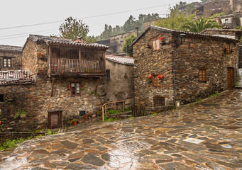 Candal a Schist Village in Portugal. Exposure of the Streets of Candal on of the 27 Schist villages...