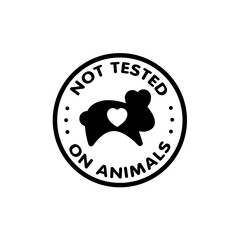 Not tested on animals emblem
