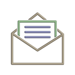 Mail icon. email icon. E-mail icon. Envelope illustration 3D design