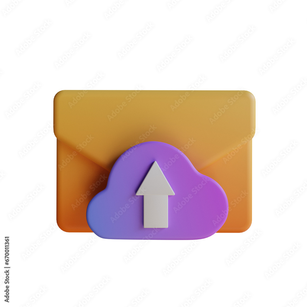Aufkleber Upload Mail, an Email Application with Easy File Upload Capabilities. Simple and Intuitive Interface.
3d illustration, 3d element, 3d rendering. 3d visualization isolated on a transparent background
