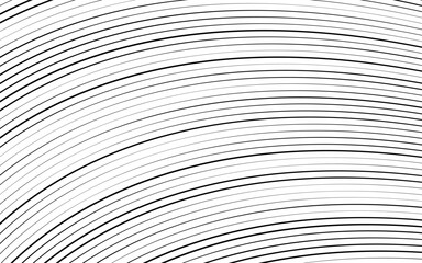 Circular lines with variable thickness, vector file