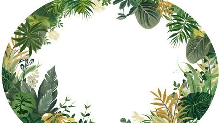 Naklejka premium Seamless pattern, abstract art. Watercolor painting, children's wallpaper. Hand drawn plants. Palms, rainforest, leaves, flowers. modern Art. Prints, wallpapers, posters, cards, murals