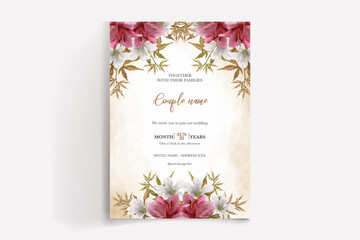 Shower bridal wedding invitation templates