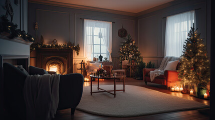 Cozy Christmas interior