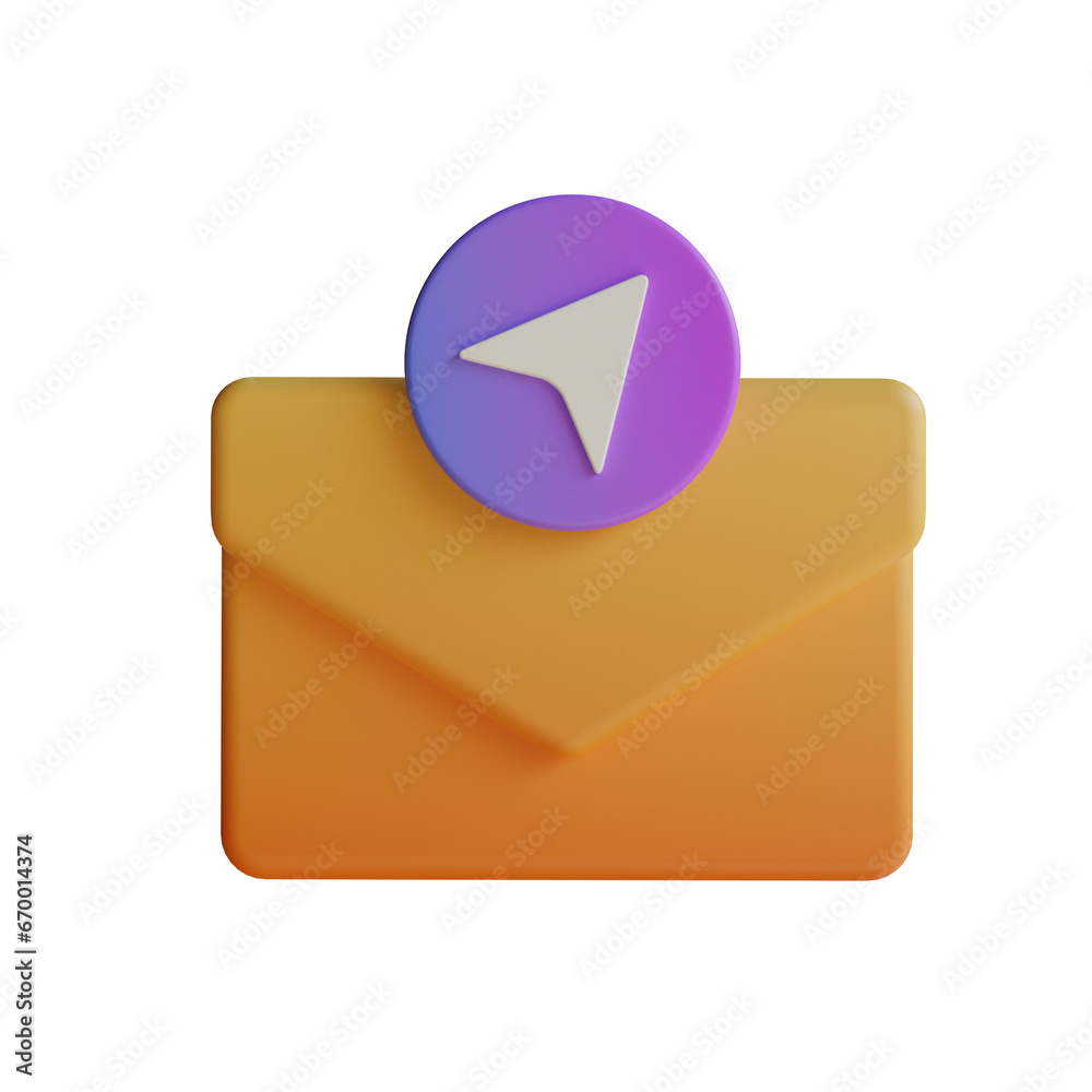 Aufkleber Purple Send Mail, Simple Email Sending App with an Attractive Color. Practical Design, Making User.
3d illustration, 3d element, 3d rendering. 3d visualization isolated on a transparent background

