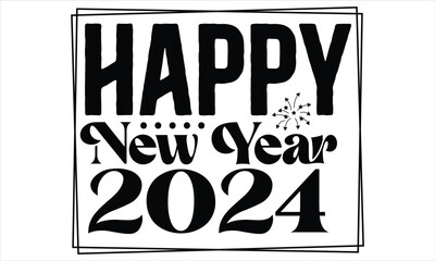 Happy New Year 2023 SVG Design