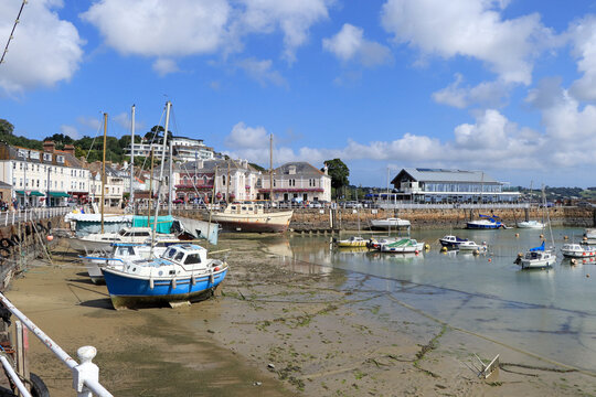 St Aubin Harbour , on Island of Jersey