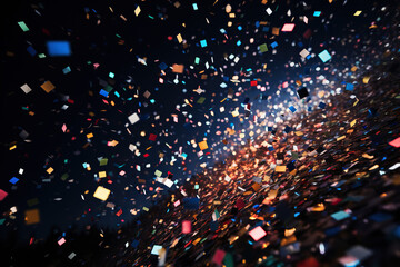 Attractive woman celebrating new year and Christmas holidays