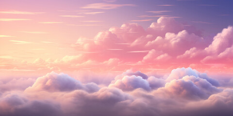 Breathtaking sunset with a sky painted in soft pink hues.