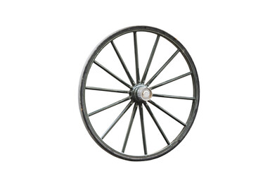 Fototapeta premium wheel from a carriage isolated