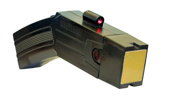 taser gun on transparent background