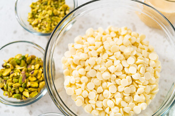 Pistachio fudge