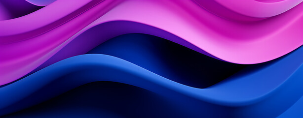 Vibrant Abstract Background with Wavy Blue and Purple Colors
