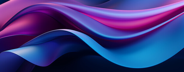 Vibrant Abstract Background with Wavy Blue and Purple Colors
