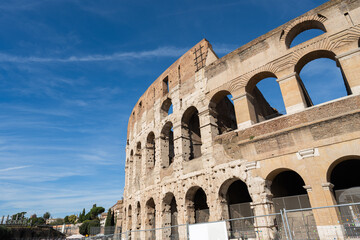 Fototapeta premium Colosseum on a sunny day, Rome Italy