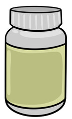 plastic jar