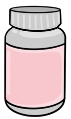 plastic jar